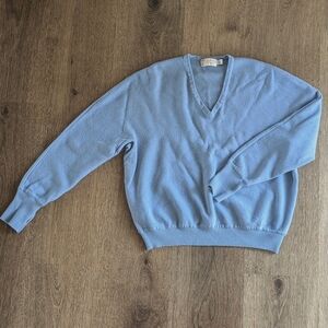 Vintage St. Croix 100% Wool XXL Blue Pullover